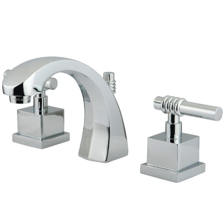 Kingston Brass KS4981QL 8" Widespread Bathroom Faucet, Polished Chrome KS4981QL